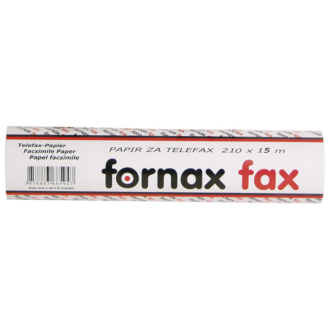 Rola telefax 210 mm x 12 mm x 15m Fornax (343)