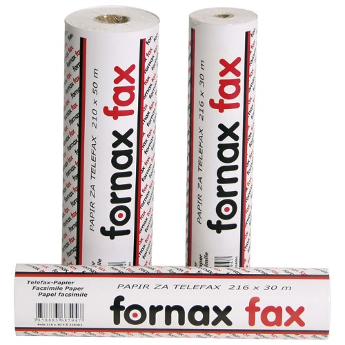 Rola telefax 210mm x 12mm x 30m fornax (370)