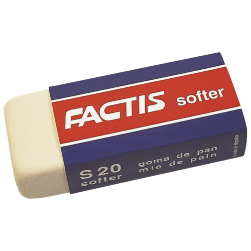 Gumica sintetička S20 softer Factis bijela-KOMAD (495)