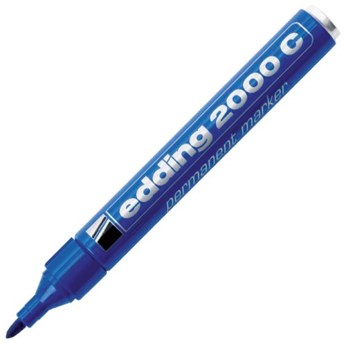 Marker permanentni 1,5-3mm okrugli vrh edding 2000c plavi (526)