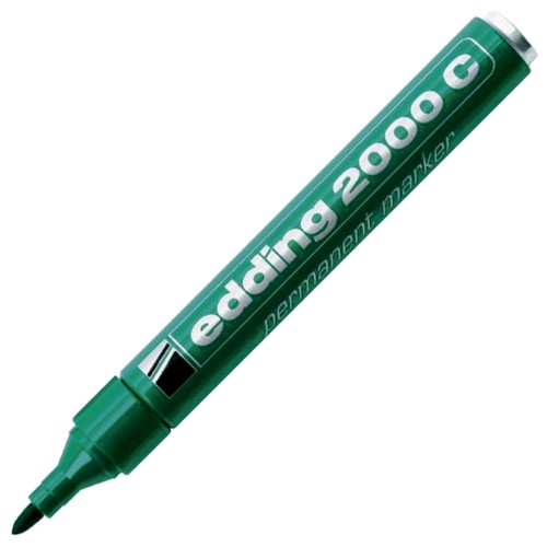 Marker permanentni 1,5-3mm okrugli vrh edding 2000c zeleni (527)