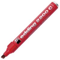 Marker permanentni 1-5mm klinasti vrh edding 2200 c crveni (528)