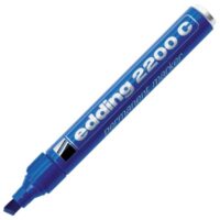 Marker permanentni 1-5mm klinasti vrh edding 2200 c plavi (529)