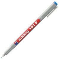 Marker ohp non-permanent 0,6mm edding 151 f plavi (578)