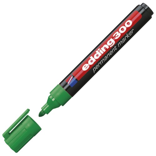 Marker permanentni 1,5-3mm okrugli vrh edding 300 zeleni (651)