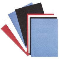 Korice za spiralni uvez 250g karton reljefne A4 pk100 gbc ce040020 plave (692)