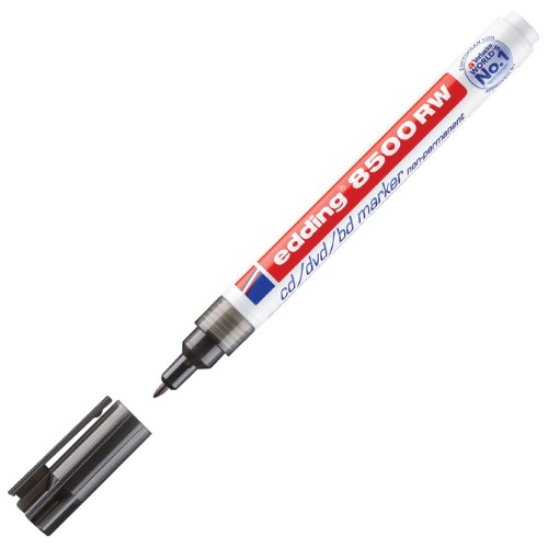 Marker za CD/DVD 1mm okrugli vrh edding 8500 rw crni (844)