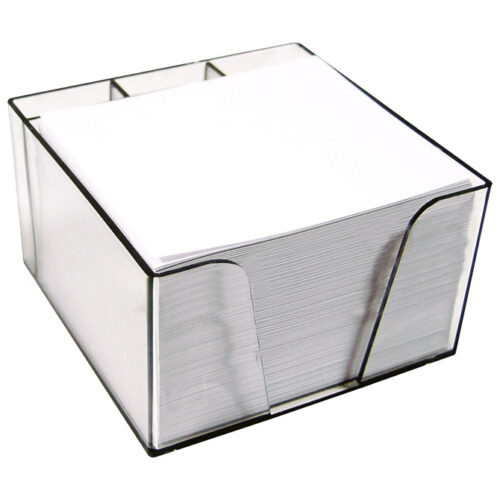 Blok kocka pvc 10x8 5x6cm sa papirom bijelim Elisa (887)