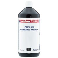 Tinta za marker permanentni 1000ml edding t1000 crna (943)