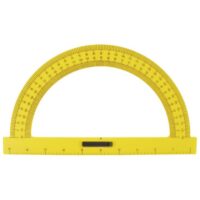 Kutomjer za školsku ploču 180° pvc arda (1005)