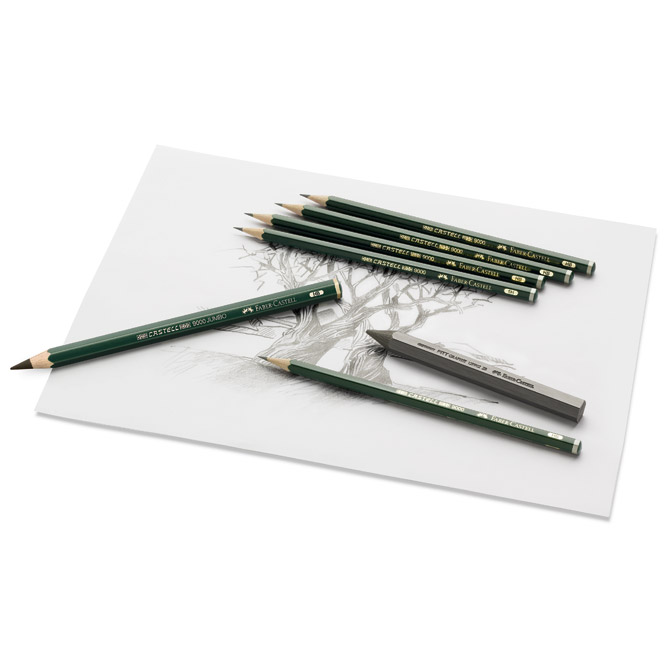 Olovka grafitna 8b castell 9000 faber-castell 119008 (1209)