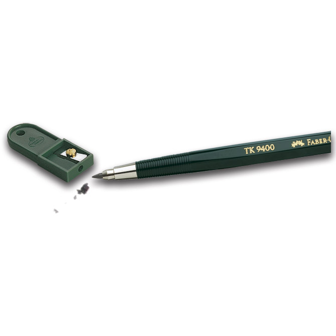 Šiljilo za mine do 2mm debljine pvc faber castell 184100 zeleno (1248)