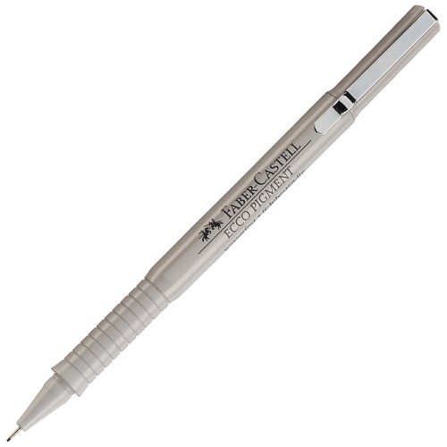 Flomaster za tehničko crtanje 0,7mm ecco pigment faber castell 166799 crni (1260)