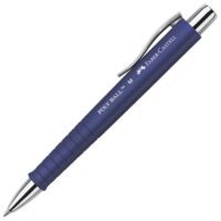 Olovka kemijska gumirana poly ball m faber castell 241151 plava (1357)