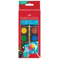 Boja vodena fi 24mm 12boja plus kist faber castell 125011 blister (1387)
