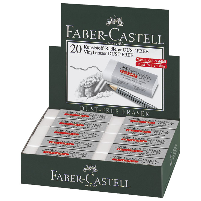 Gumica plastična faber castell 187120 dust-free (1398)