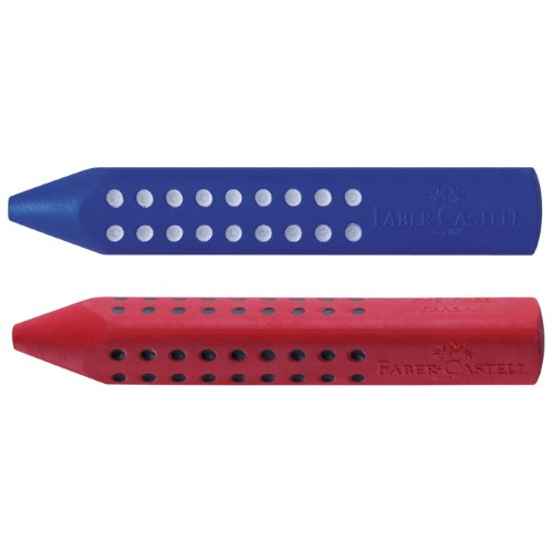 Gumica grip 2001 faber castell 187101 crvena/plava (1427)
