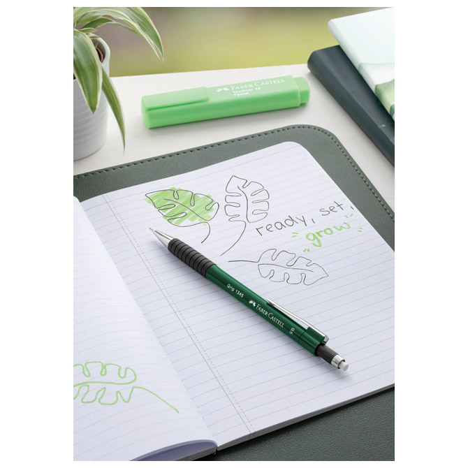 Olovka tehnička 0,5mm grip 1345 faber castell 134563 zelena (1504)