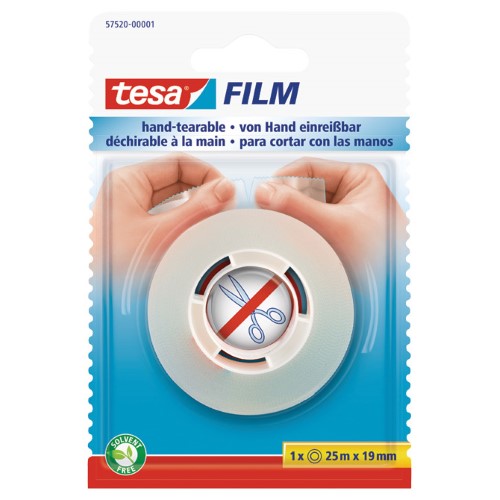 Traka ljepljiva 19mm/25m tesafilm tesa 57520 prozirna blister selotejp (1674)