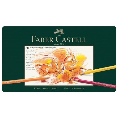 Boje drvene 60boja metalna kutija polychromos faber castell 110060-selective (1917)