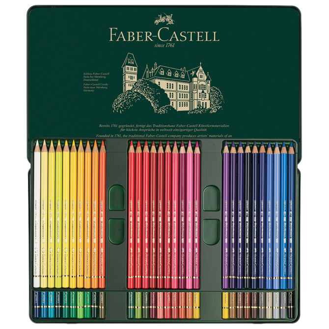 Boje drvene 60boja metalna kutija polychromos faber castell 110060-selective (1917)