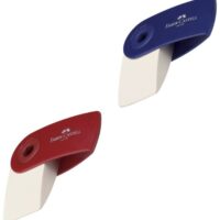 Gumica plastična sleeve mini faber castell 182411 bijelo/sortirano (2159)