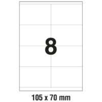 ETIKETE ILK 105X70 MM PK100L ZWECKFORM 3426 (2243)