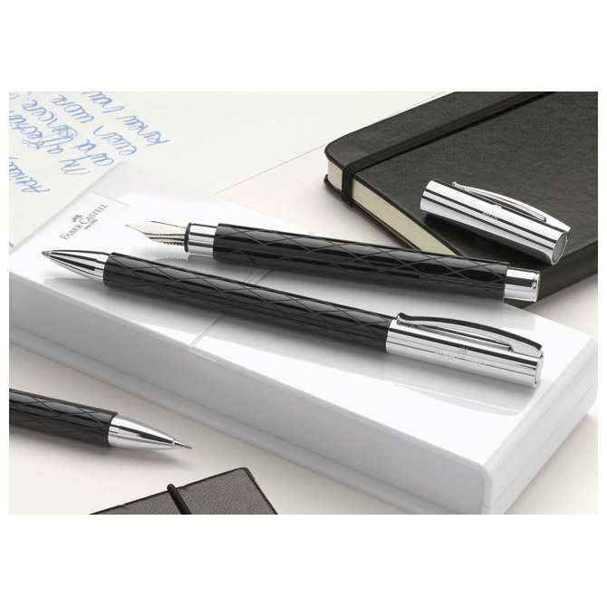 Roler ambition rhombus faber castell 148910 crni (2323)