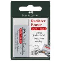 Gumica plastična faber castell 187195 dust-free blister (2560)