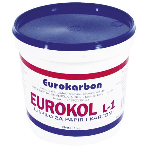 Ljepilo za papir 1kg eurokol karbon (2964)