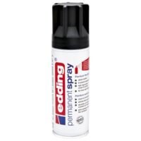 Boja akrilna u spreju 200ml permanentna edding 5200901 mat crna (3303)