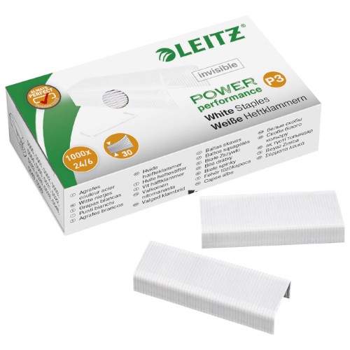 Spajalice strojne br.24/6 pk1000 leitz 55540000 bijele (3358)