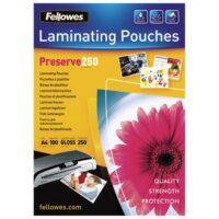 Folija za plastificiranje 250my A4 sjajna pk100 fellowes 5401802 (3366)