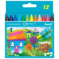 Boje voštane 12boja kartonska kutija connect blister (3470)