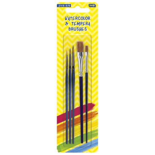 Kist za vodene boje 2,4,6 plus tempere 6,10 educa blister (3477)