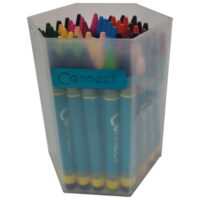 Boje voštane 60boja pvc čaša connect (3653)