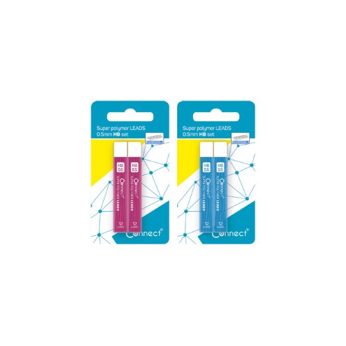 Mine 0,5mm hb super polymer pk2 connect sortirano blister (3777)