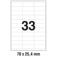 ETIKETE ILK 70x25.4mm pk100L ZWECKFORM 3421 (3856)