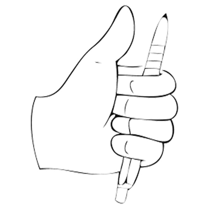 Olovka kemijska gel grip inketti penac ba3601-06ef crna (3956)