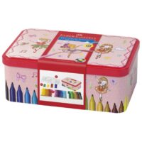 Flomaster školski 33boje u metalnoj kutiji connector balerina faber castell 155534 (3959)