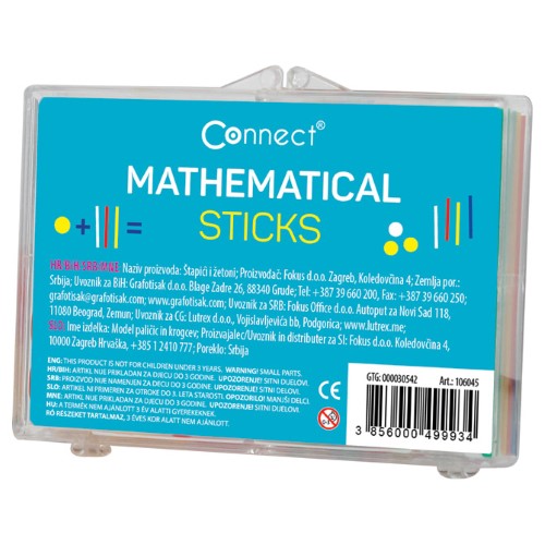Modeli-štapić plus žetoni pk100 connect sortirano blister (3966)