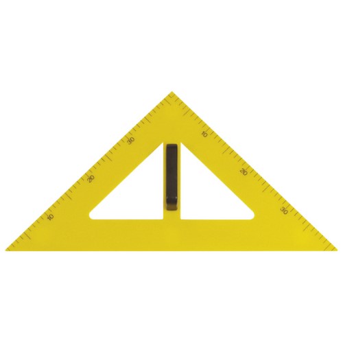 Trokut za školsku ploču pvc 60cm 45° arda (4243)