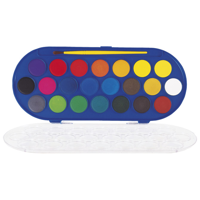 Boja vodena fi 30mm 22boje plus kist cmp.114a22sg blister (4257)
