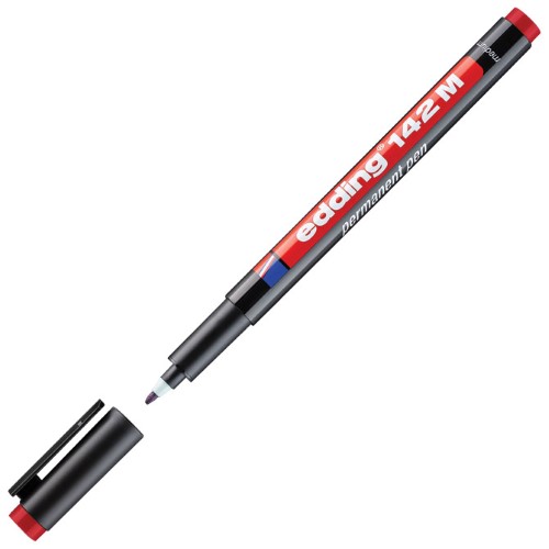 Marker ohp permanentni 1mm edding 142 m crveni (4332)