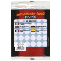 Etikete slep fi-18mm pk10l markin 10006 blister (4346)