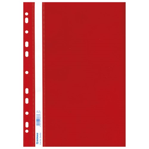 Fascikl mehanika euro pp A4 uložni donau 1704001pl-04 crveni (4393)