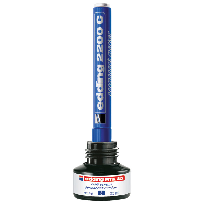 Tinta za marker permanentni 25ml edding mtk25 plava (4425)