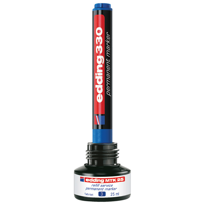 Tinta za marker permanentni 25ml edding mtk25 plava (4425)