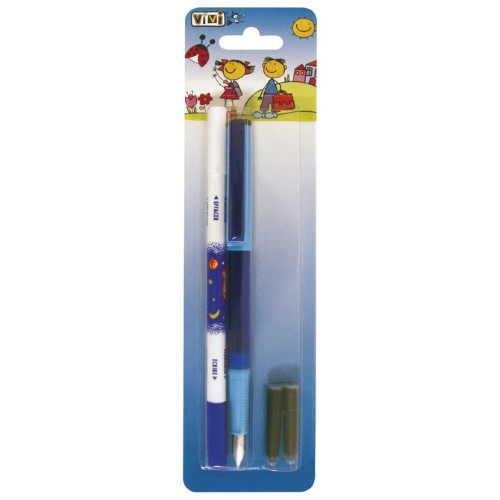 Nalivpero školsko space plus 2patrone plus brisač tinte viva blister (4463)