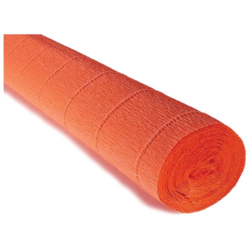 Papir krep 180g 50x250 cm cartotecnica rossi 581 narančasti (4499)